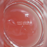 GLOW peach peptide repair lip balm set (#iceblue + #coralreef)