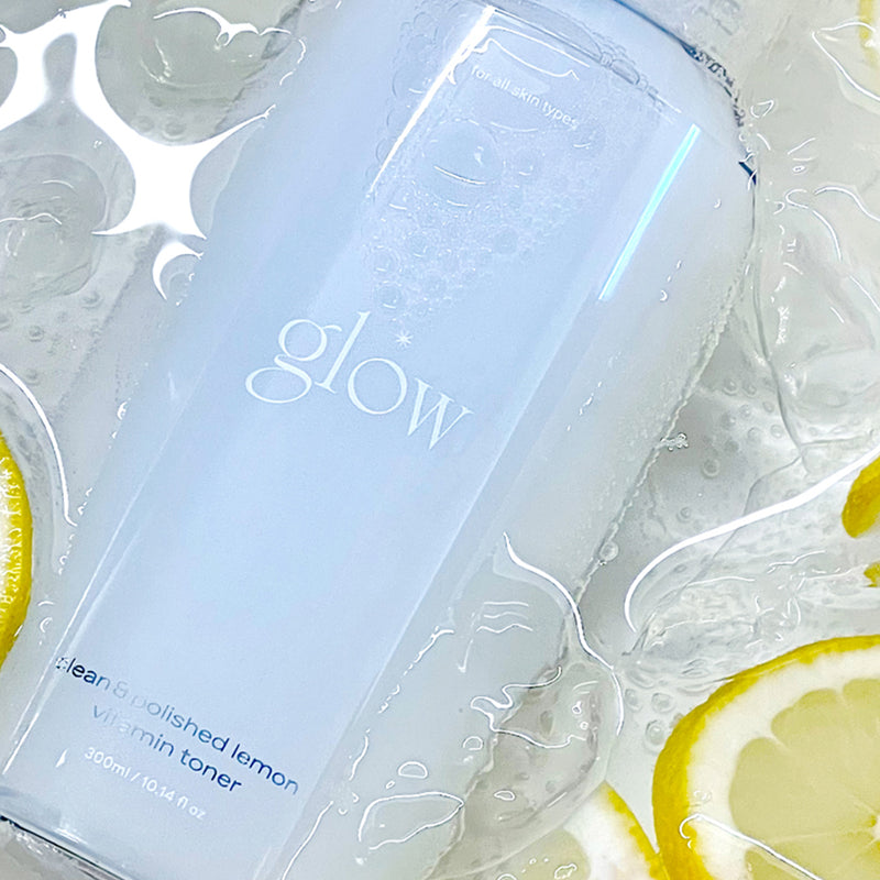 GLOW clean & polished lemon vitamin toner