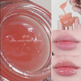 GLOW peach peptide repair lip balm #coralreef