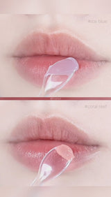 GLOW peach peptide repair lip balm set (#iceblue + #coralreef)